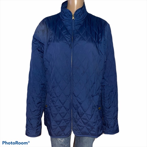 Lands' End | Jackets & Coats | Lands End Quilted Zippered Jacket | Poshmark